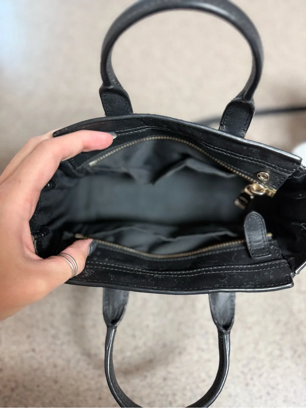 Coach Swagger 20 Pebble Leather Double Turnlock Purse